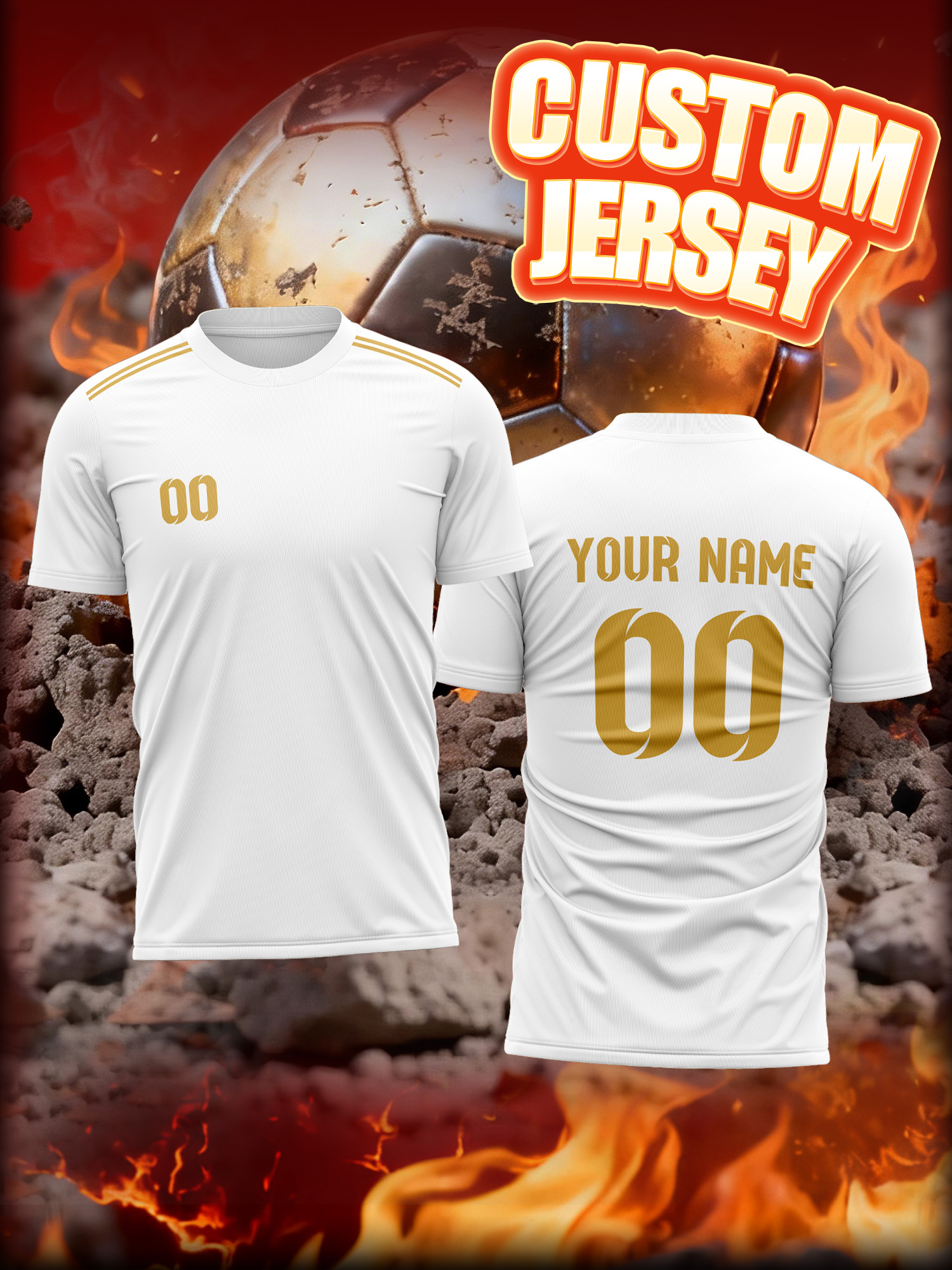 Event & Party Supply Photos - Custom Image Number Name Soccer Jersey,