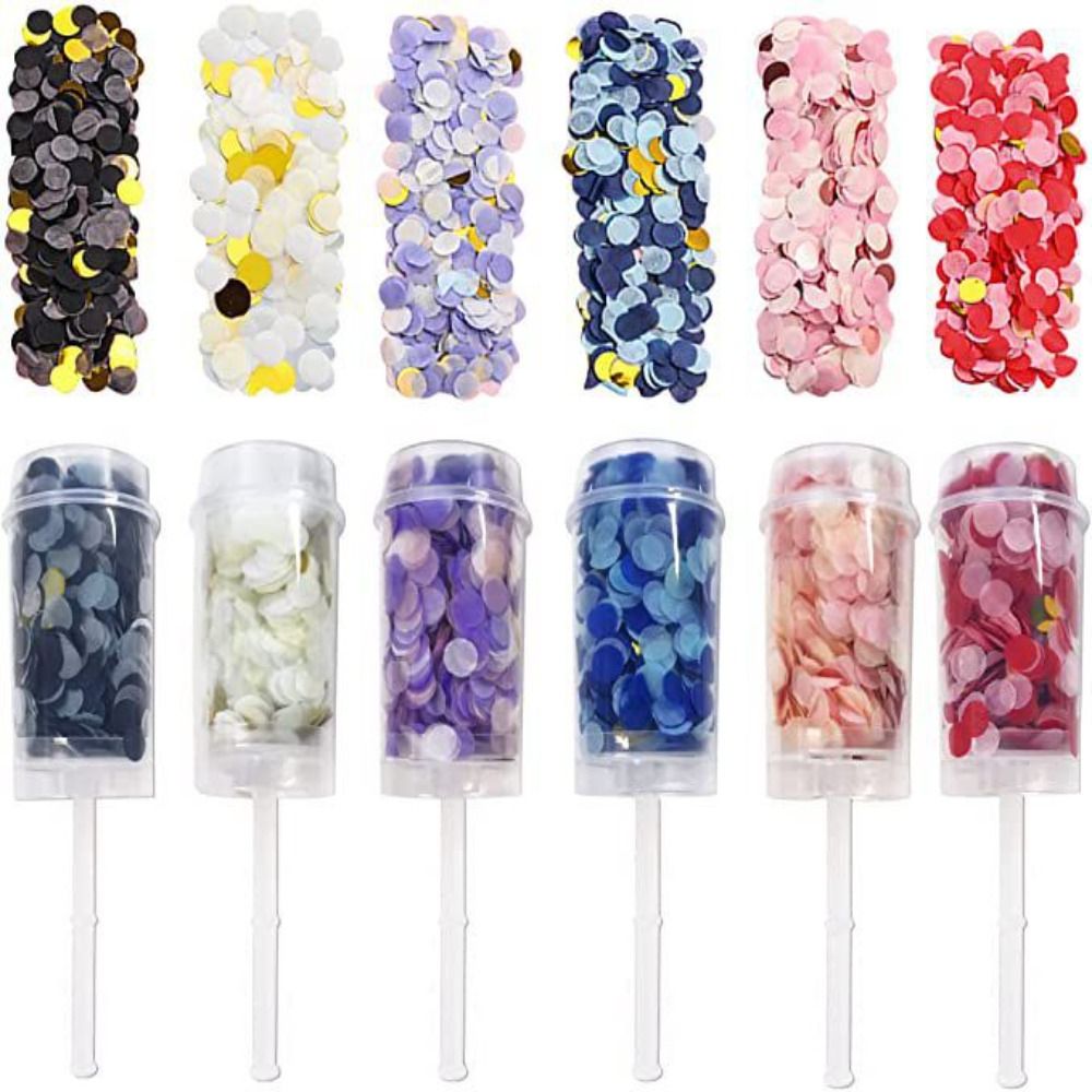 Confetti Cannon Tube - Round 1Pcs Bridal Shower Anniversary Birthday