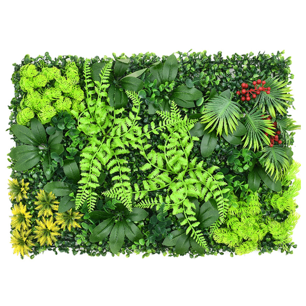 Flower Wall Panel - Artificial Plant Wall Reusable Grass Backdrop