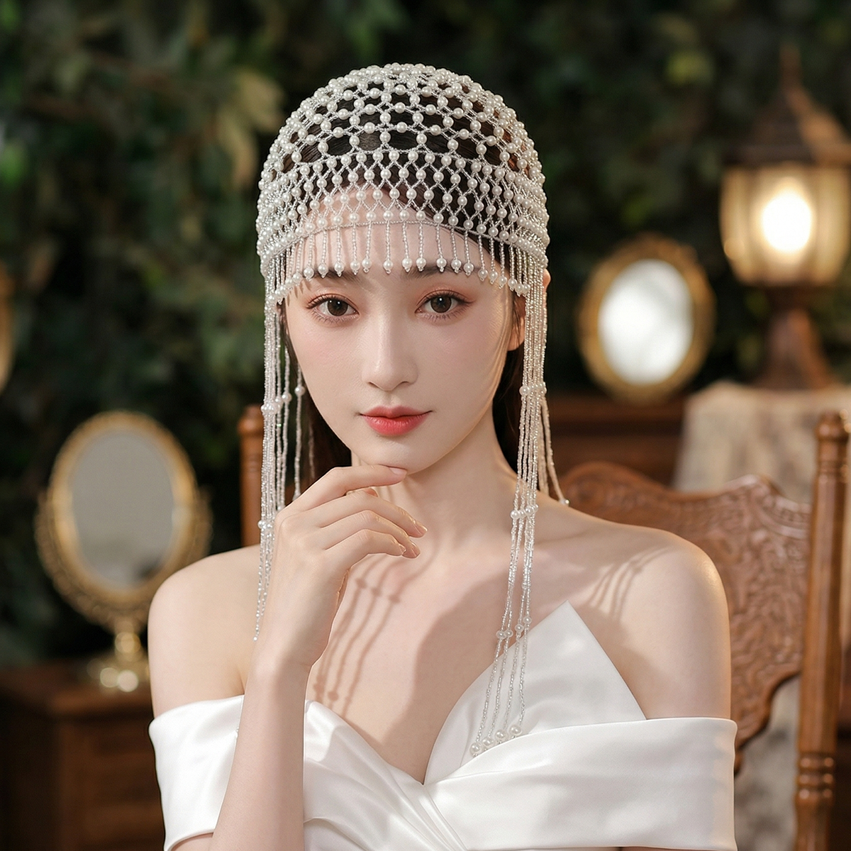 Luxury Pearls Beaded Headwrap  - Event Suppliers のレビューと価格