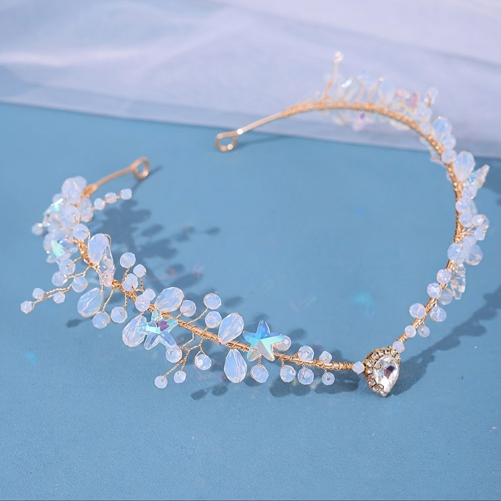 Bridal Hairband Triangular Cry - Event Party のレビューと価格