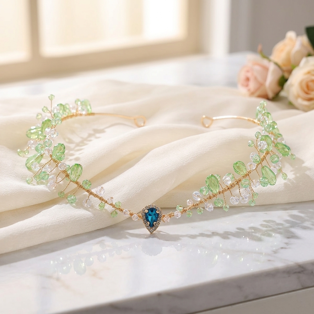 Bridal Hairband Triangular Cry - Event Party のレビューと価格