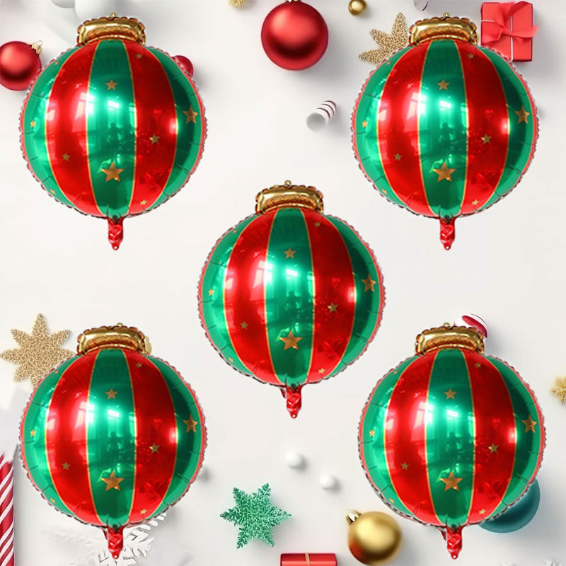 5pcs Red Green Christmas Ball  - Party Event Supply Store のレビューと価格