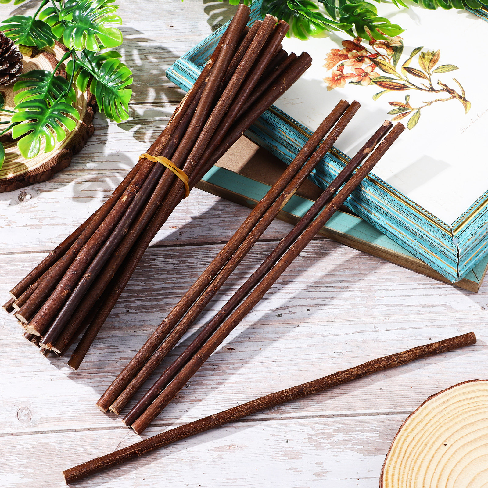 50Pcs Wood Twigs Sticks Dried  - Centerpiece Stick のレビューと価格