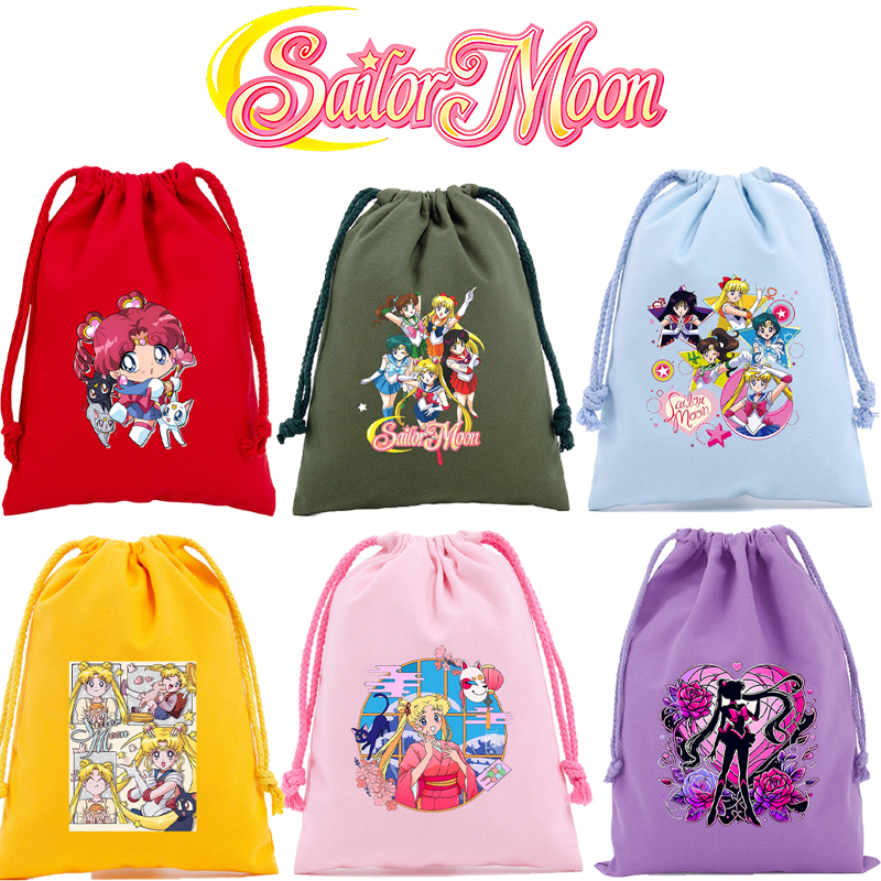 Sailor Moon Small Drawstring P - Party Favor Bag のレビューと価格