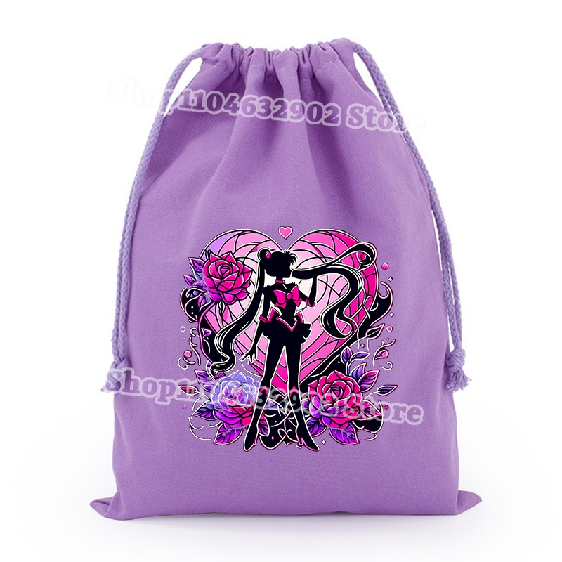 Sailor Moon Small Drawstring P - Party Favor Bag のレビューと価格