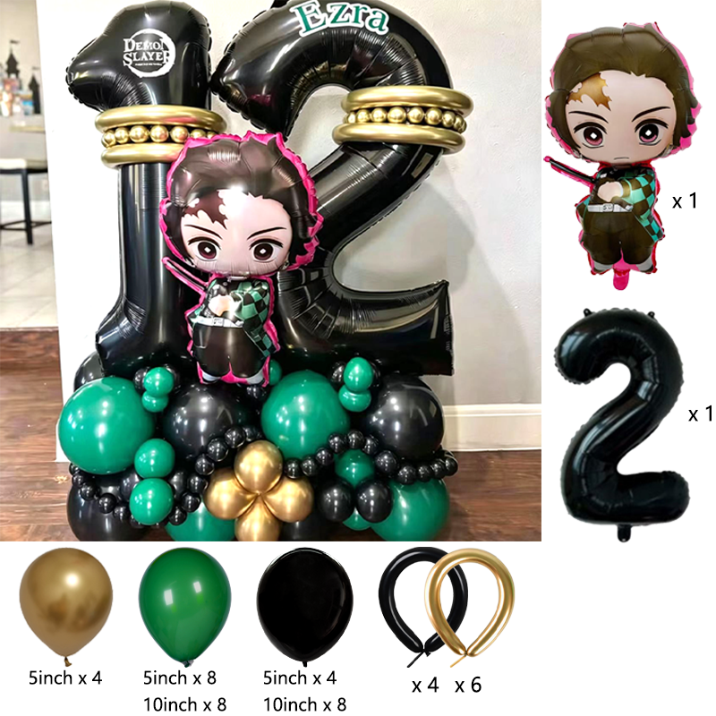 Premium Demon Slayer Theme Bal - Balloon Arch Kit のレビューと価格