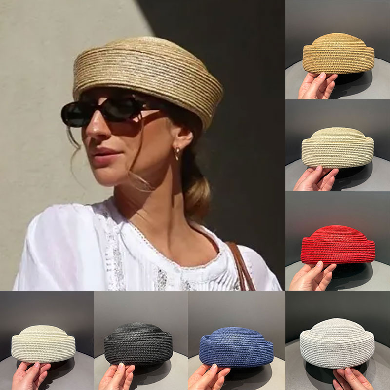 New Summer Handemad Straw Pill - Paper Straw Color のレビューと価格