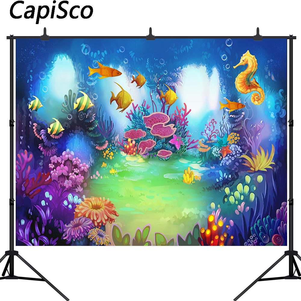 Capisco Under the sea photogra - Dessert Table Backdrop のレビューと価格