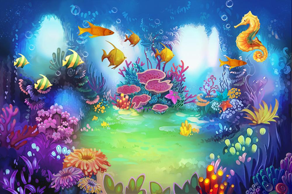 Capisco Under the sea photogra - Dessert Table Backdrop のレビューと価格