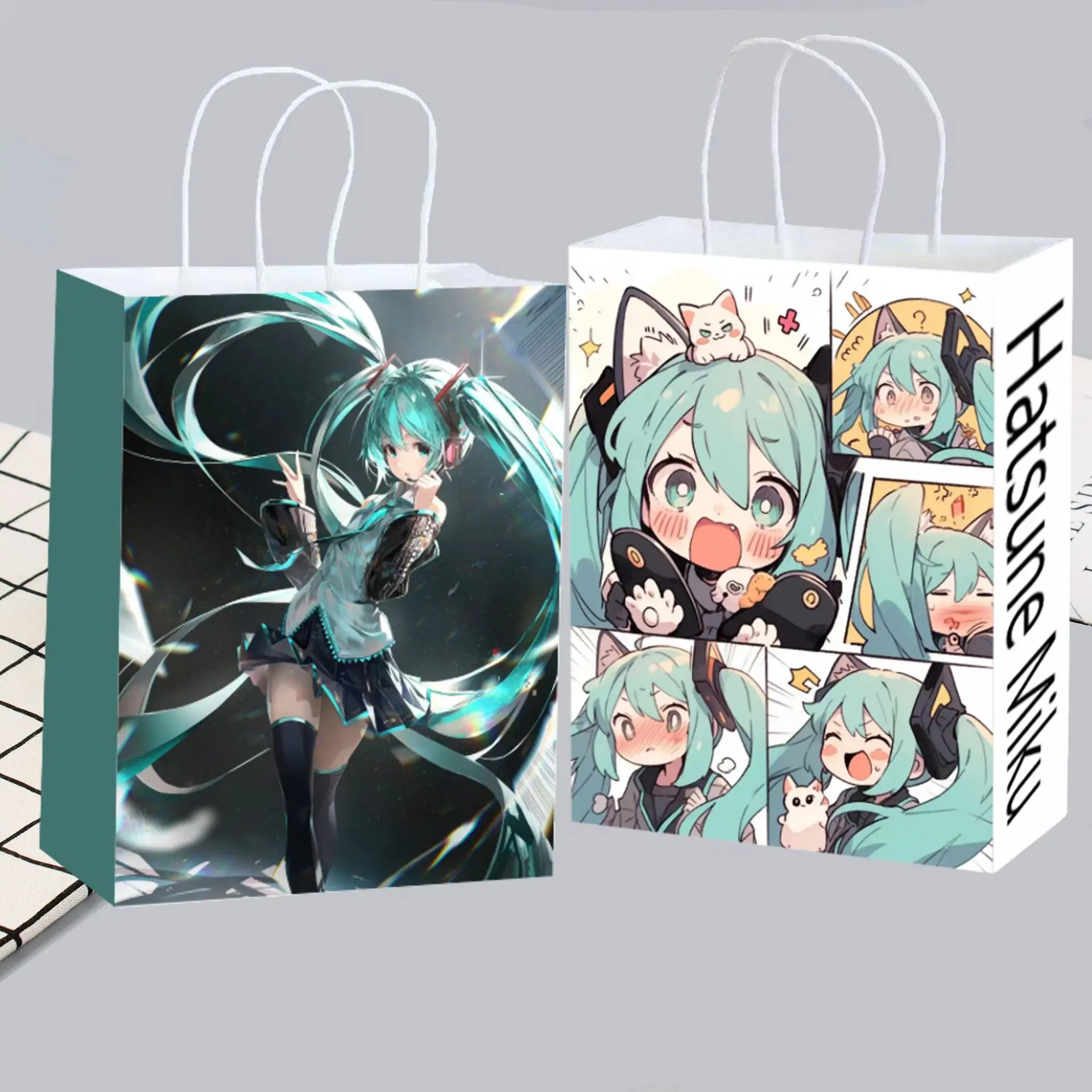 Cute Anime Hatsune Miku Paper  - Party Favor Bag のレビューと価格