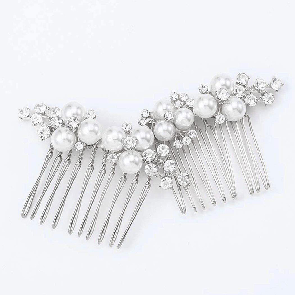 2Pcs Simple Wedding Hair Combs - Event Suppliers のレビューと価格