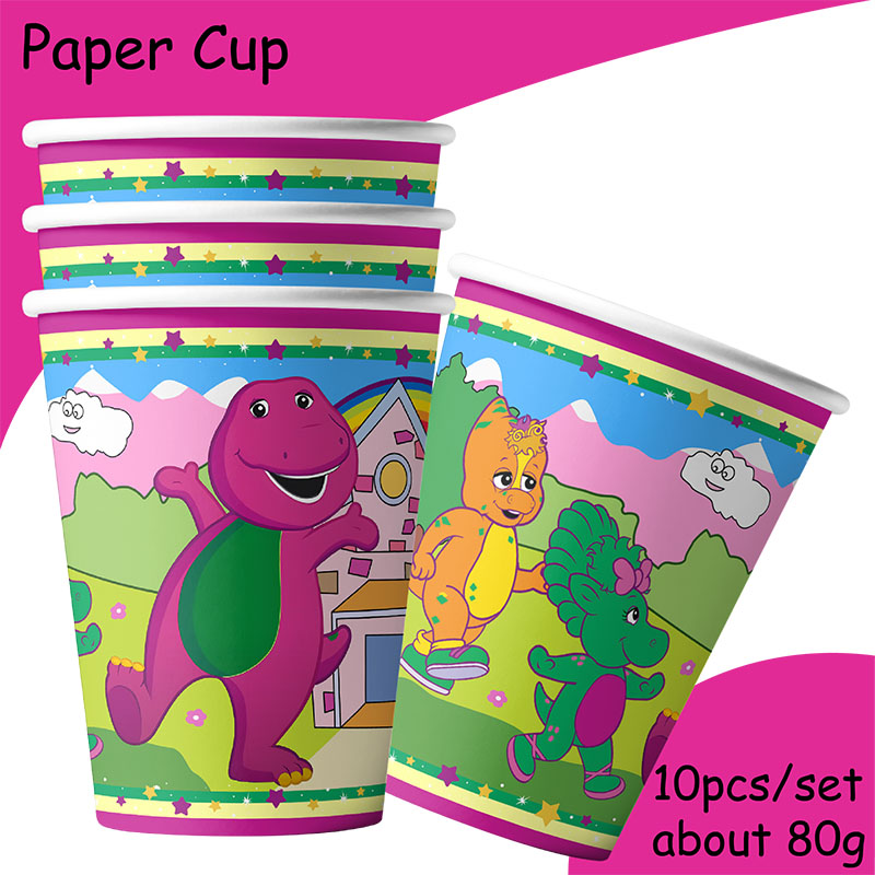 Dinosaur Barney Party Supplies - Table Cloth Disposable のレビューと価格