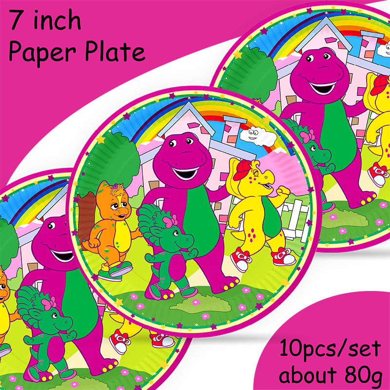Dinosaur Barney Party Supplies - Table Cloth Disposable のレビューと価格