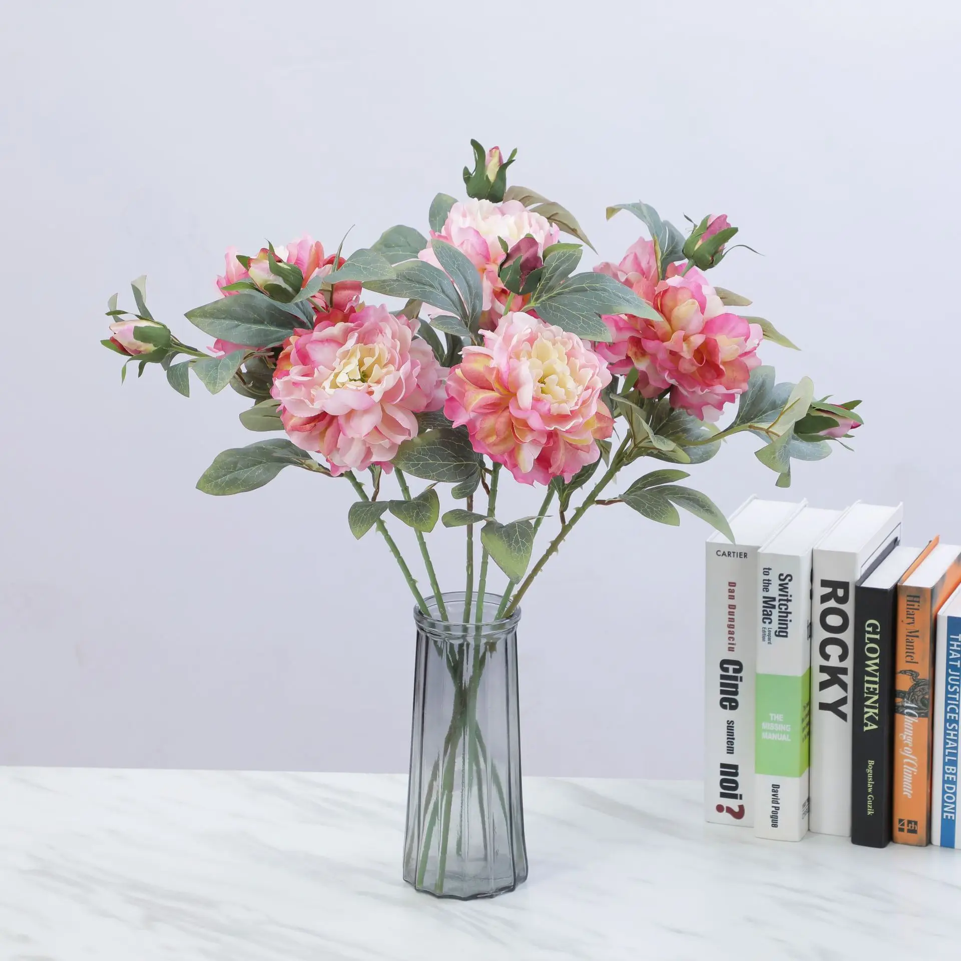 Artificial Peony Flower Single - Flower Wall Panel のレビューと価格