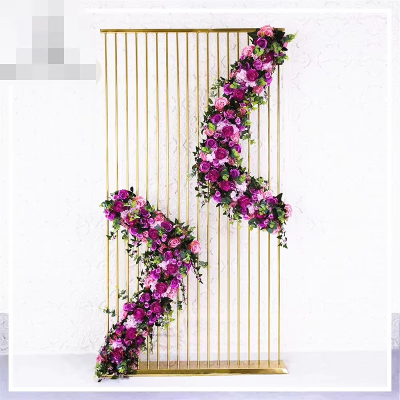 Shiny Gold Metal Frame Flower  - Dessert Table Backdrop のレビューと価格