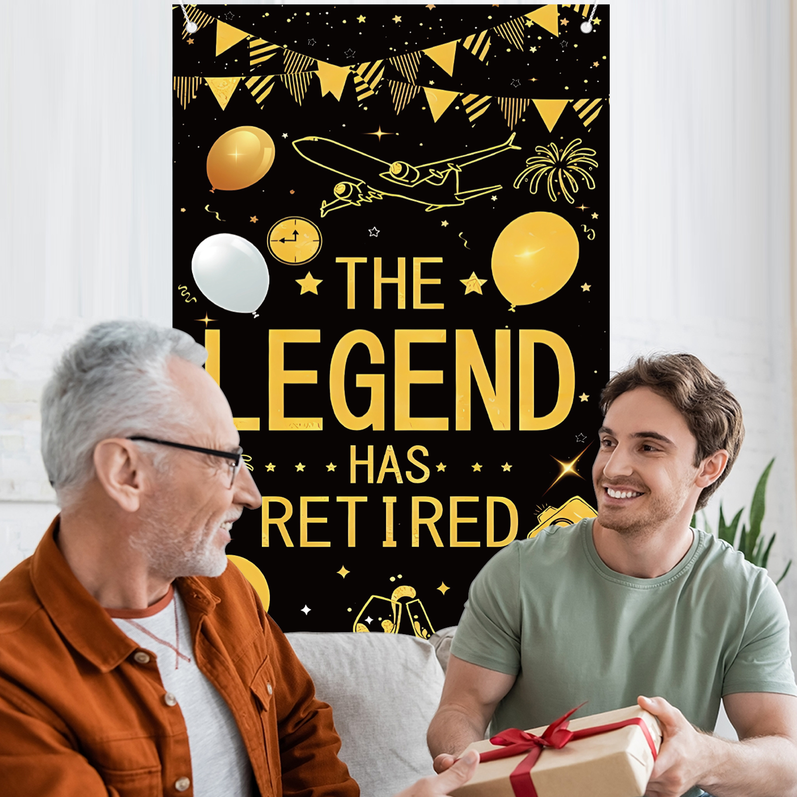 Retirement Party Decorations f - Party Banner Gold のレビューと価格