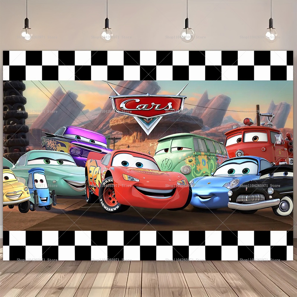 Movie Cars Theme Backdrop For  - Party Event Supplier のレビューと価格