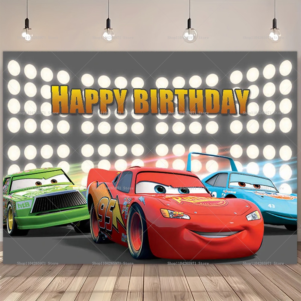 Movie Cars Theme Backdrop For  - Party Event Supplier のレビューと価格