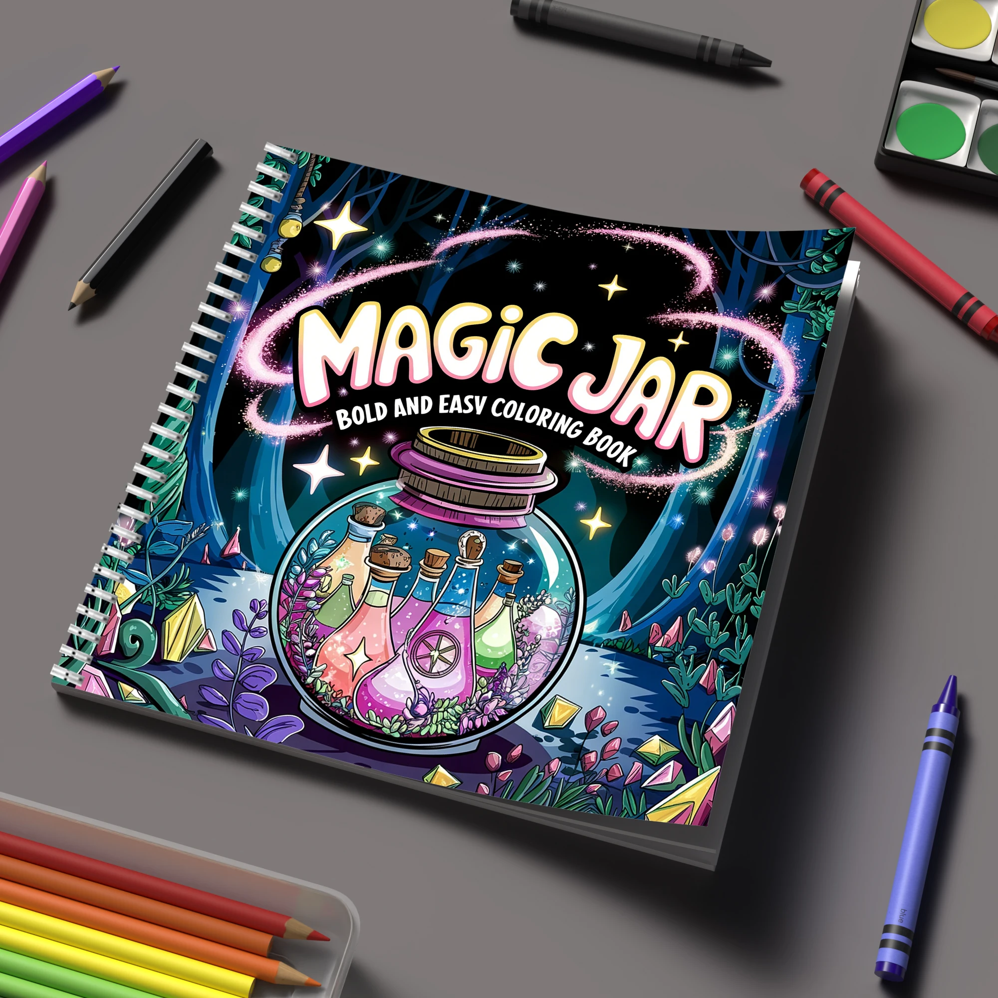 Coloring Book Magic Jar for Ad - Event Supplies のレビューと価格