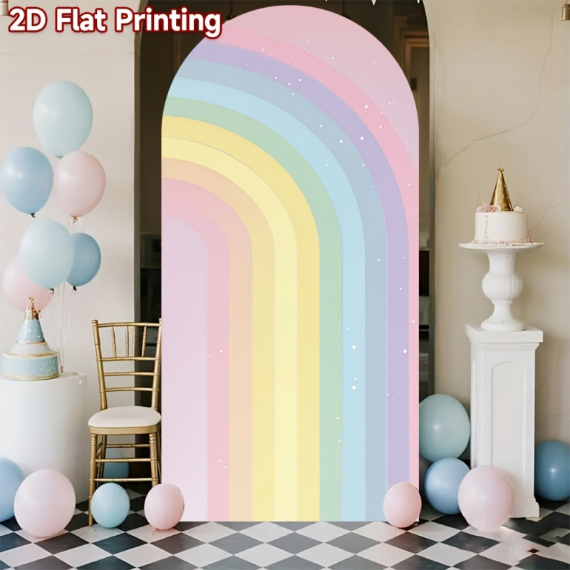 VIKAMA Macaron Rainbow Arch Ba - Dessert Table Backdrop のレビューと価格