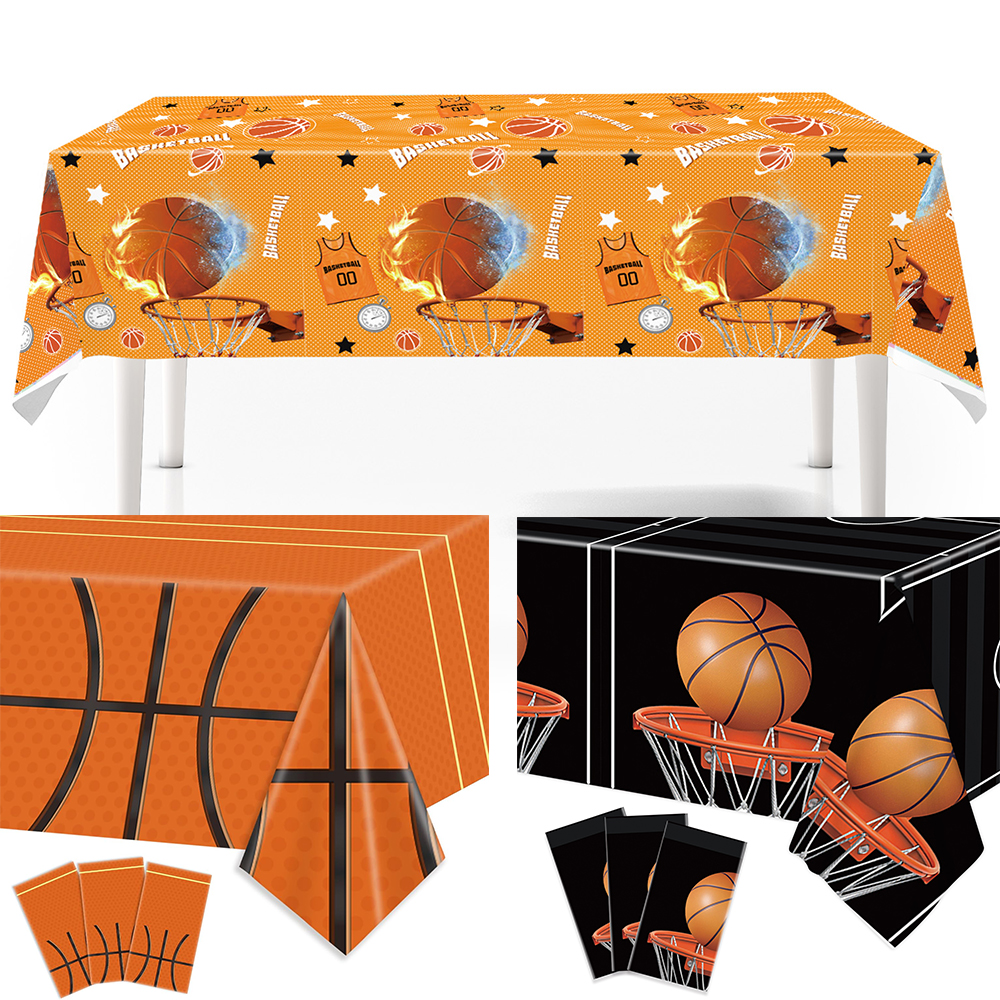 Basketball Birthday Party Deco - Table Cloth Disposable のレビューと価格