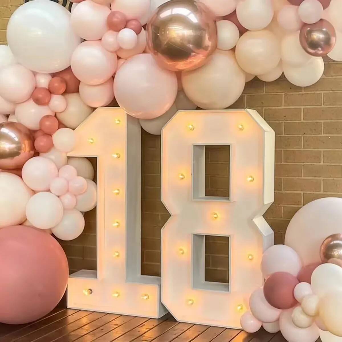 Giant Number Led Light for Kid - Led Balloon Light のレビューと価格