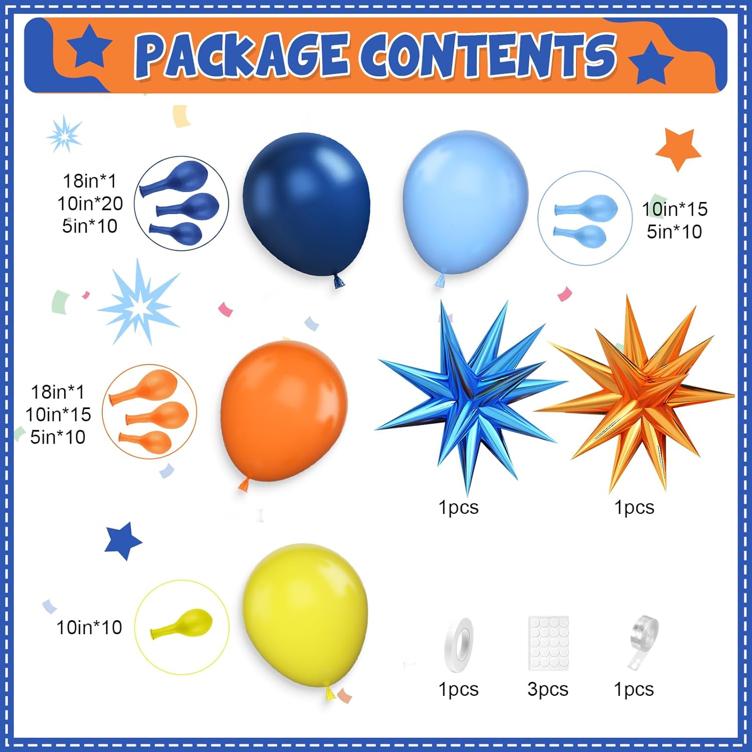 Fantasy Balloon Arch Kit, Oran - Balloon Arch Kit のレビューと価格