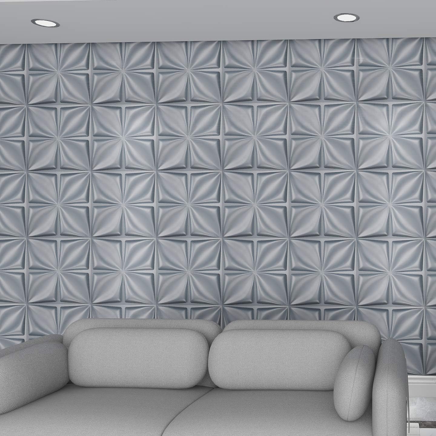3D Wall Panel PVC Flower Desig - Flower Wall Panel のレビューと価格