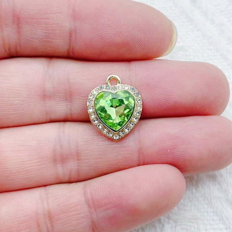 10pcs heart-shaped inlaid colo - Event Party のレビューと価格