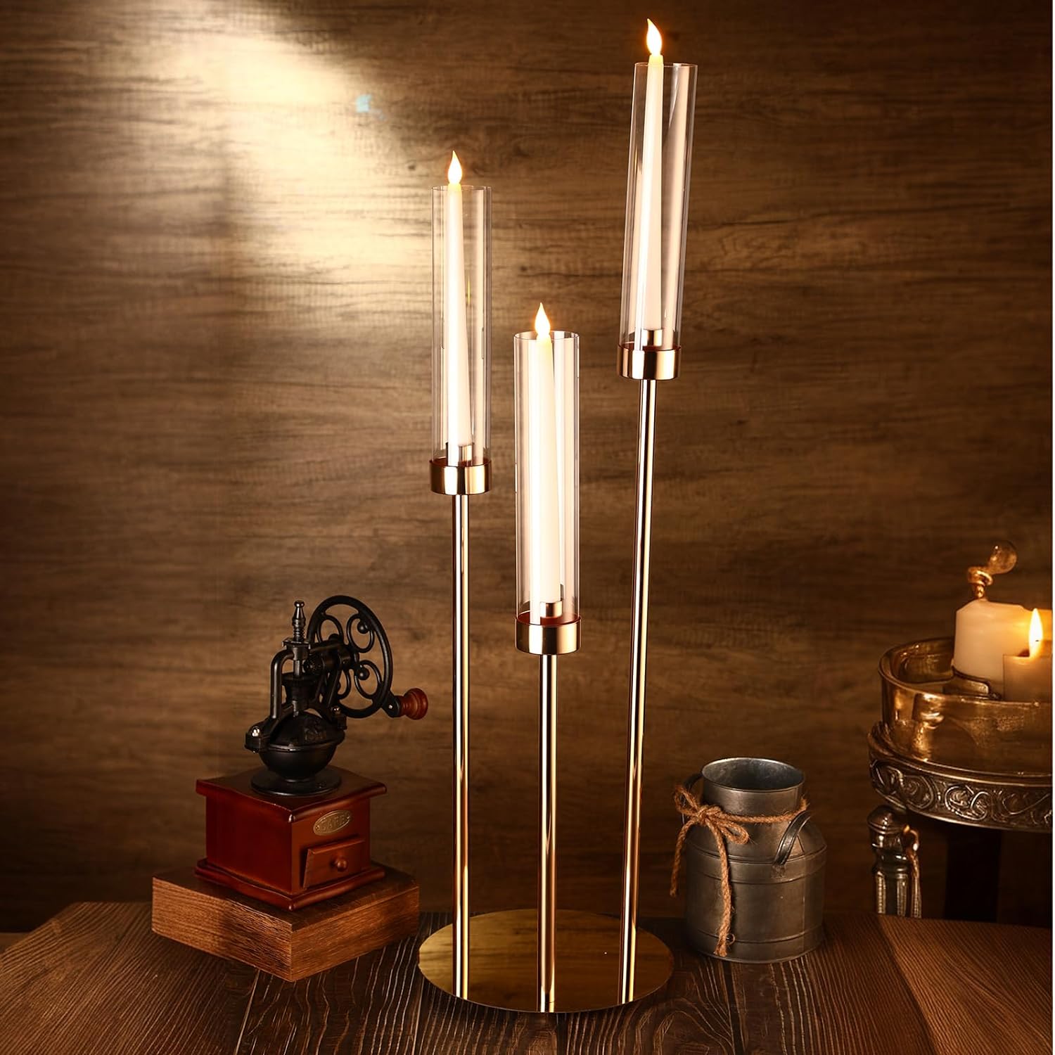 1 Set Acrylic Candelabra Cente - Centerpiece Stick のレビューと価格