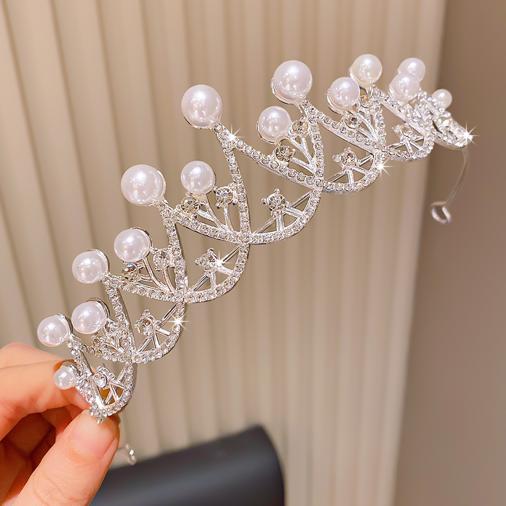 Elegant Pearl Crown Single Fas - Event Party のレビューと価格