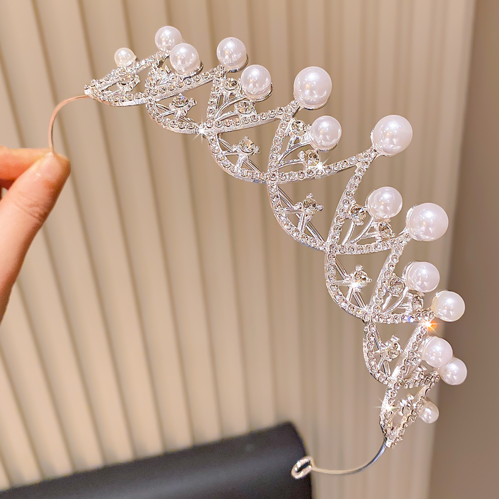 Elegant Pearl Crown Single Fas - Event Party のレビューと価格