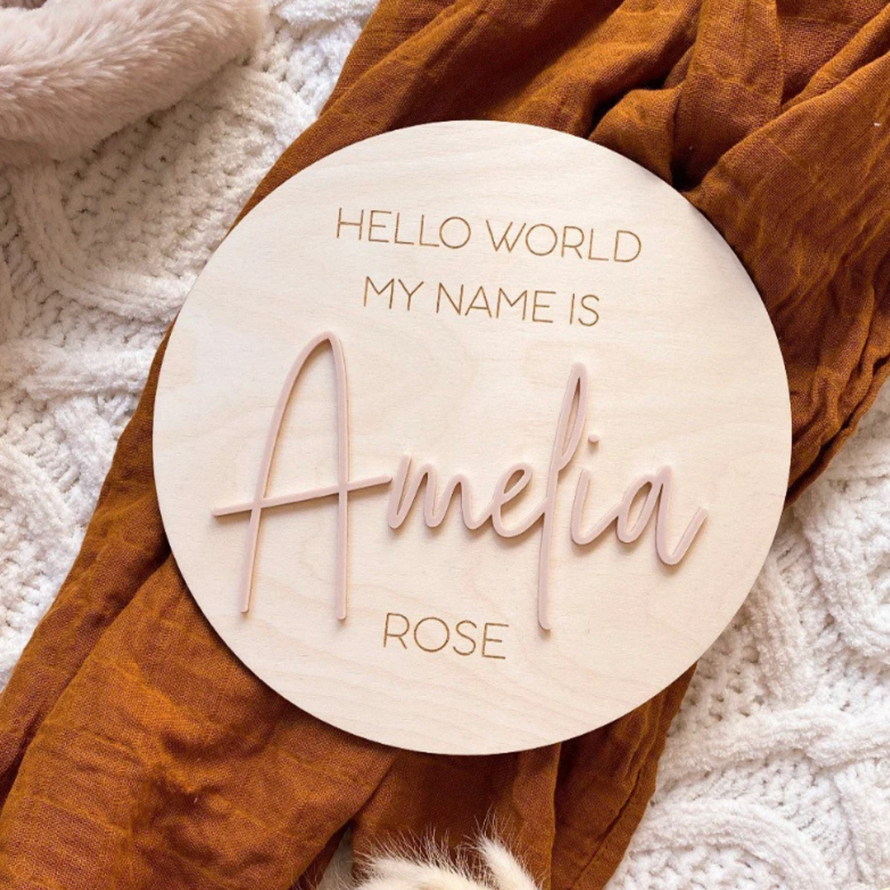 Personalised Wooden Hello Worl - Event Party のレビューと価格
