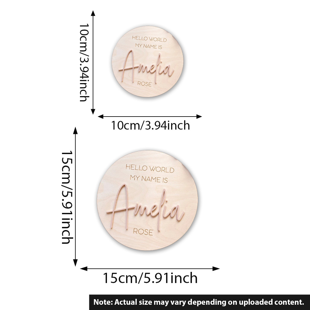 Personalised Wooden Hello Worl - Event Party のレビューと価格