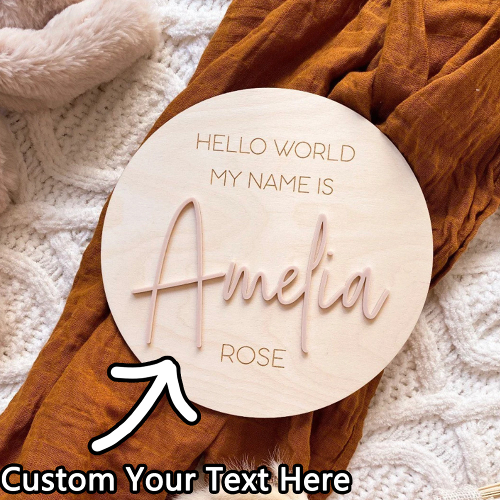 Personalised Wooden Hello Worl - Event Party のレビューと価格
