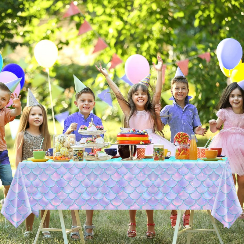 Mermaid Tablecloth -Mermaid Bi - Table Cloth Disposable のレビューと価格