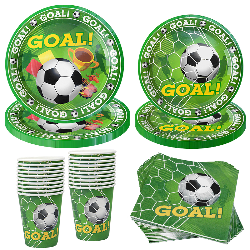 Soccer Party Disposable Tablew - Table Cloth Disposable のレビューと価格