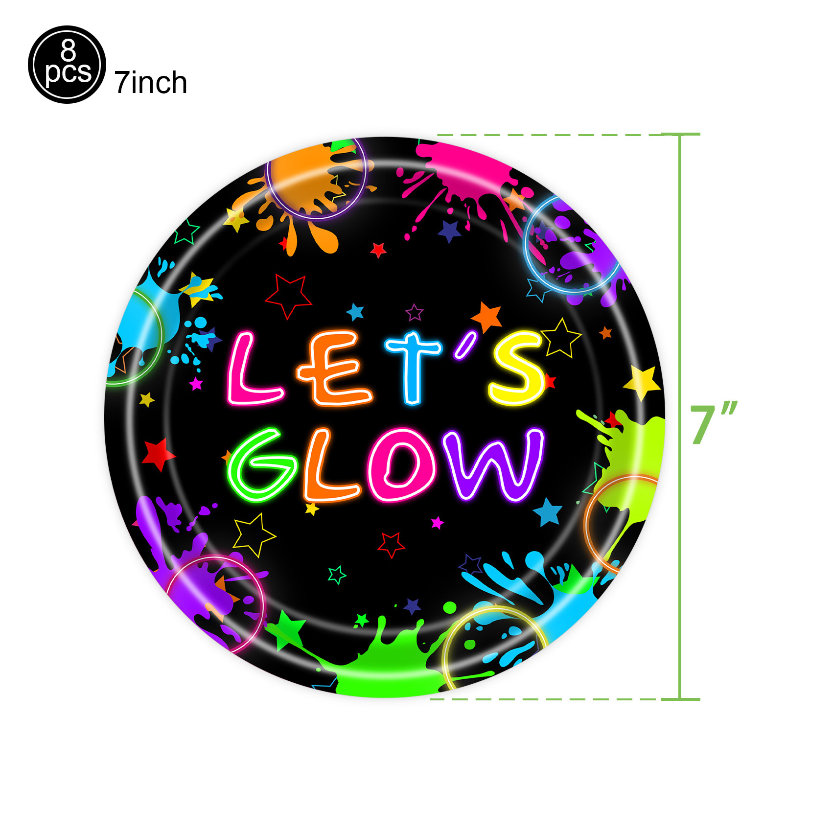 Neon Party Supplies Let Glow P - Let'S Party Event Supply のレビューと価格