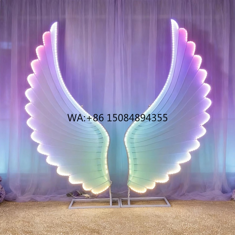 Glowing Angel Wings Light Prop - Event & Party Supply Photos のレビューと価格