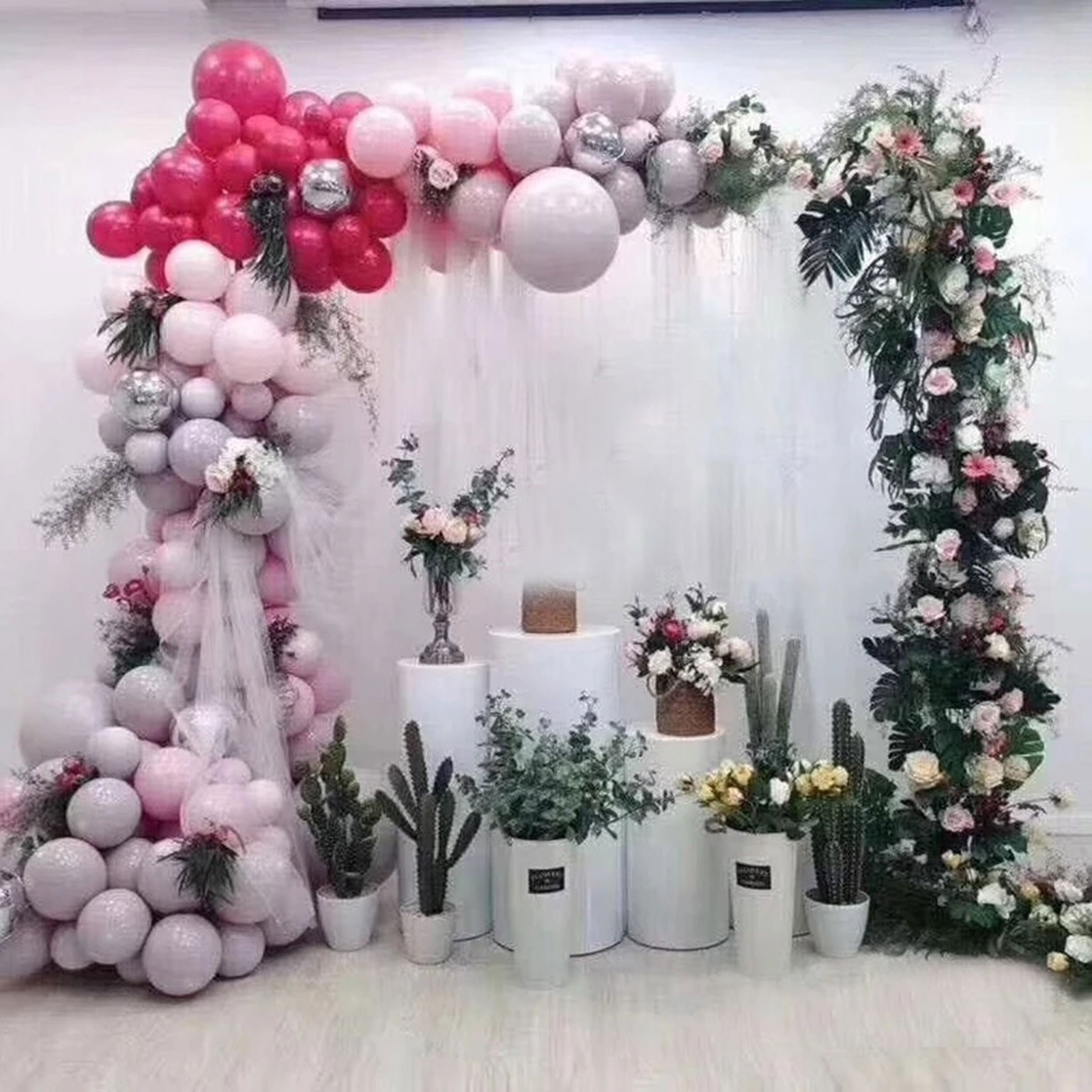 2.1x2m / 79x83inch Gold Weddin - Balloon Arch Kit のレビューと価格