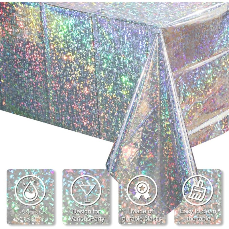 1PC Disposable Tablecloth PE W - Table Cloth Disposable のレビューと価格