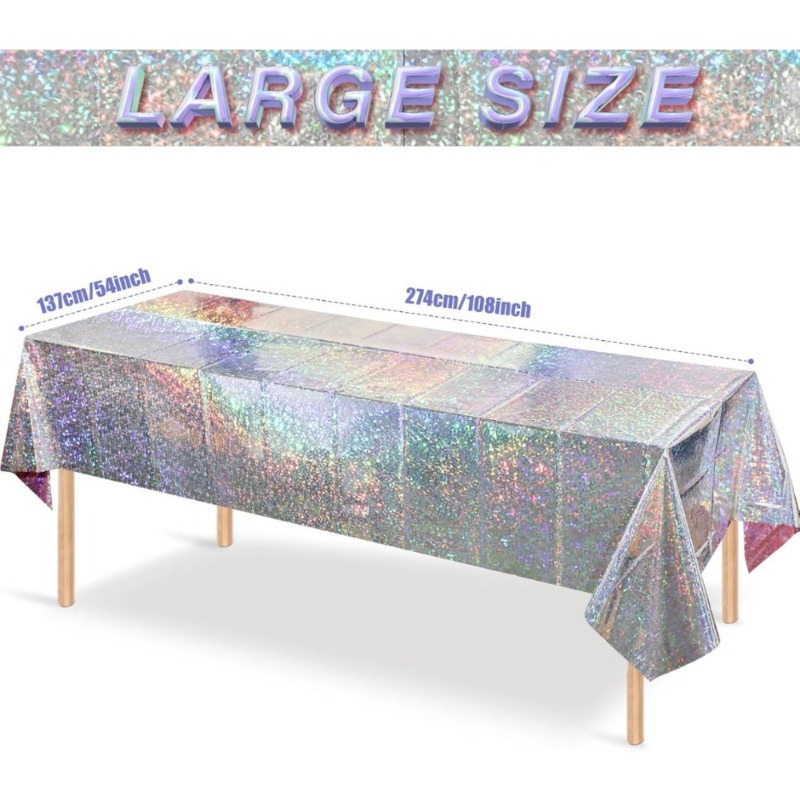 1PC Disposable Tablecloth PE W - Table Cloth Disposable のレビューと価格
