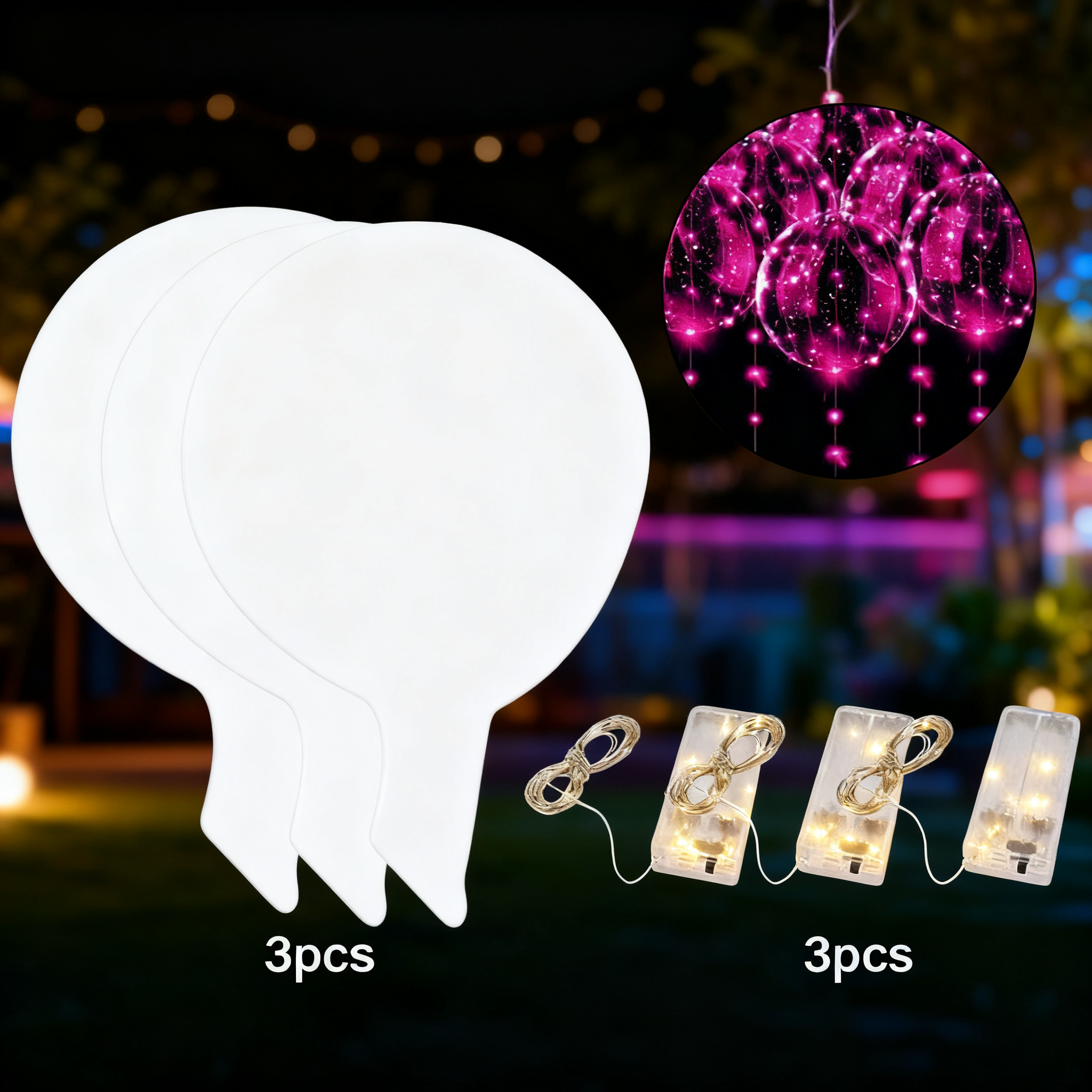 LED Light Up Bobo Balloons Tra - Led Balloon Light のレビューと価格