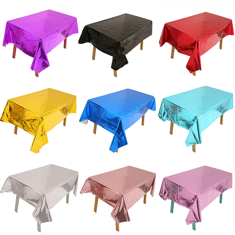 137cm*183cm Rose Gold Sliver D - Table Cloth Disposable のレビューと価格