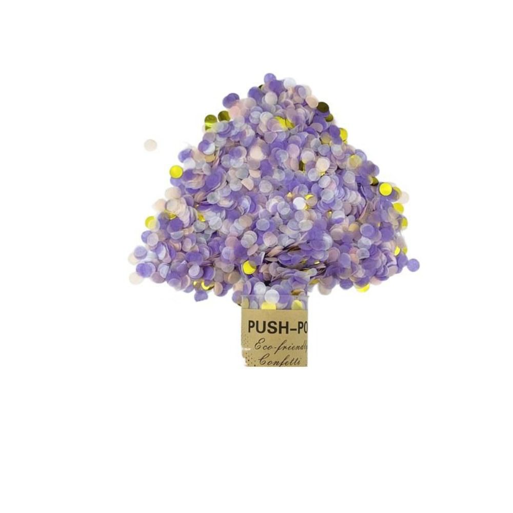 Pastel Round Push Up Exploding - Confetti Cannon Tube のレビューと価格