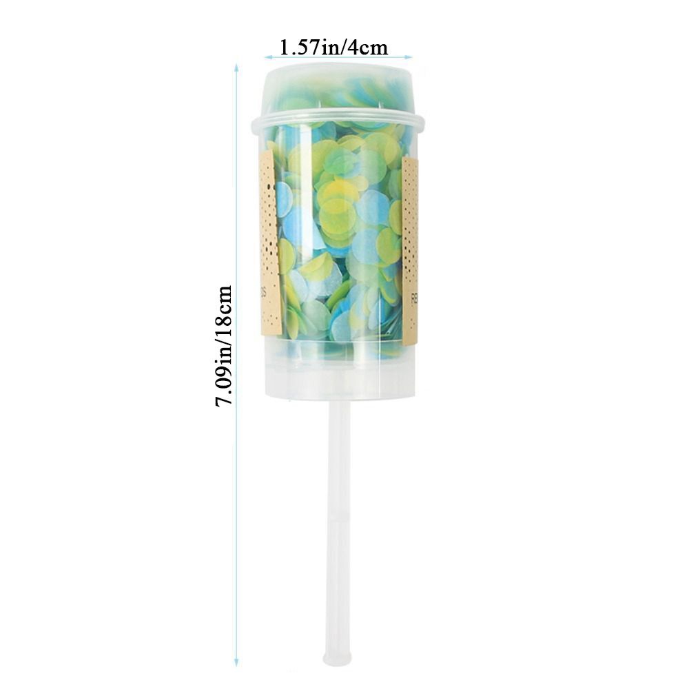 Pastel Round Push Up Exploding - Confetti Cannon Tube のレビューと価格