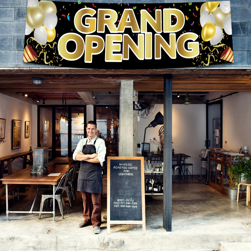 VIKAMA Grand Opening Banner, N - Party Event Supply Store のレビューと価格