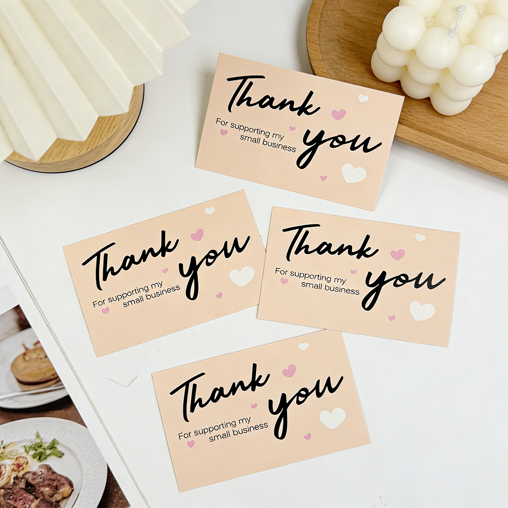 50/100pcs Thank You Cards, for - Party Event Supply Store のレビューと価格