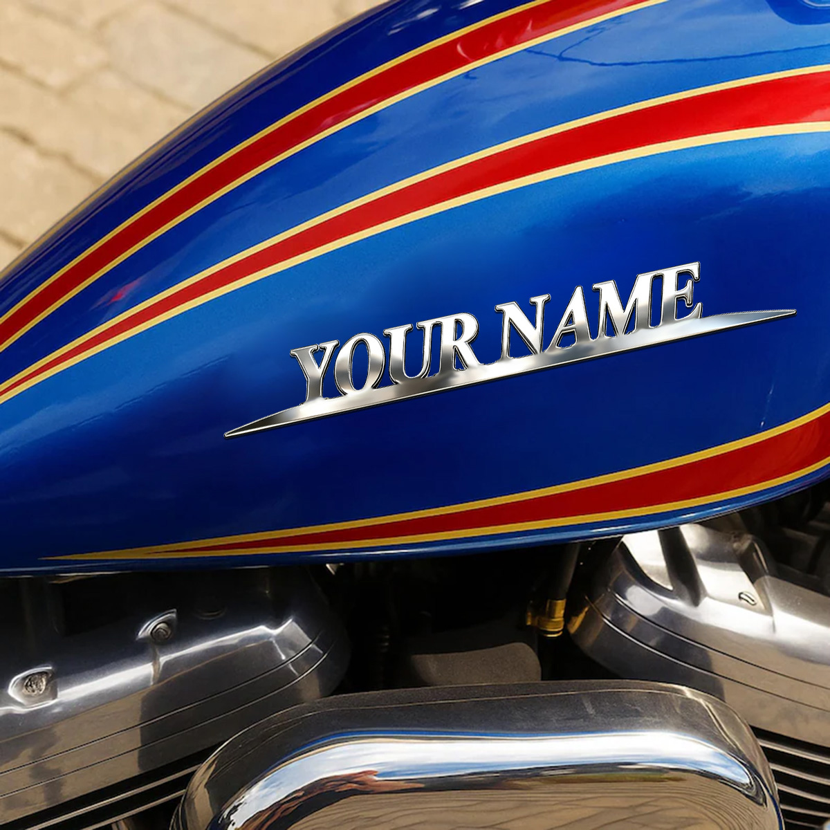 Metal Trendy YOUR NAME Sticker - Event Suppliers のレビューと価格